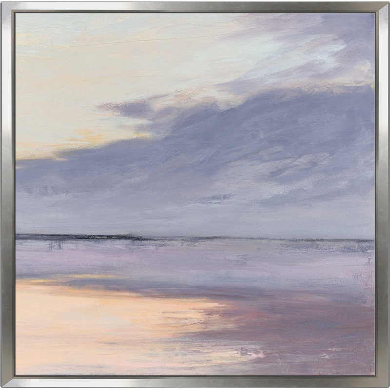 «Shore I», reproduction de peinture acrylique sur toile, H 28 po x l 28 po x P 1,5 po, Toile tendue