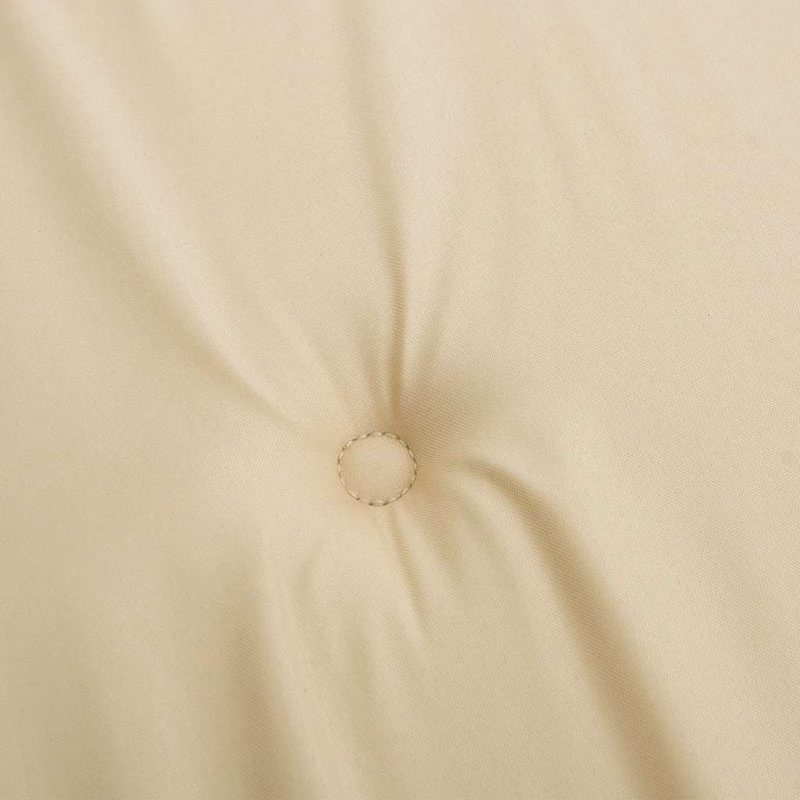 Outdoor Seat Cushion, 19.7" x 19.7" x 1.2", Beige