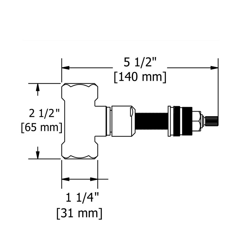 Riobel 1/2" Volume Control Rough-in Valve