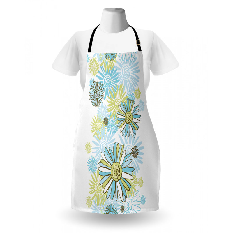Tablier de wildflower floral fleur camomille