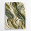 Aquarelle abstraite 33, art mural en métal beige