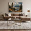 Art mural sur toile «USA State Oregon» brun-648082775