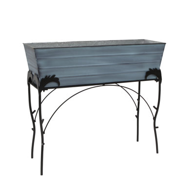 Lawrence Hill Metal Elevated Planter