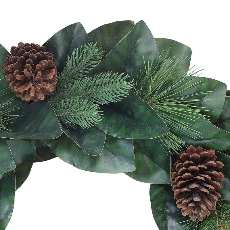 32 In. Magnolia Artificial Wreath