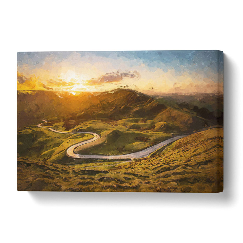 Mam Tor In The Peak District - Wrapped Canvas Print, 50.8 cm H x 76.2 cm W