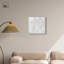 Décoration murale abstraite sur toile Linear Cadence II par Art Remedy, cadre argenté, 20 x 20-1753838784-1753838796