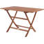 Rectangular Folding Outdoor Dining Table , 120cm cm W 70cm cm D