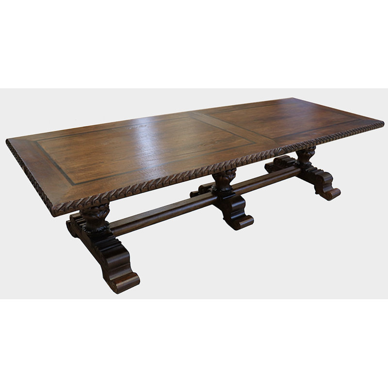 Fontainebleau Solid Wood Dining Table, 43" W x 120" L