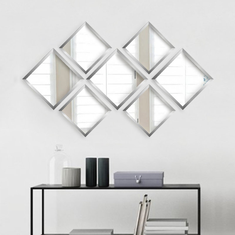 Mundt Flat Wall Mirror, Silver