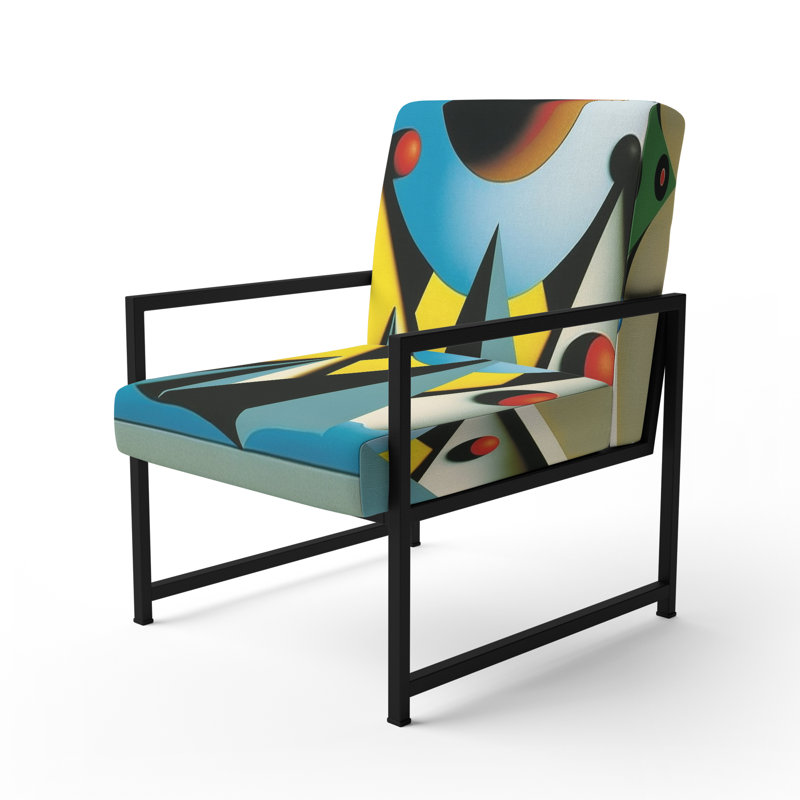 Chaise rembourrée Darron, Noir, noir, noir, noir