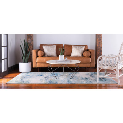 Keimar Washable Abstract Indoor Rug
