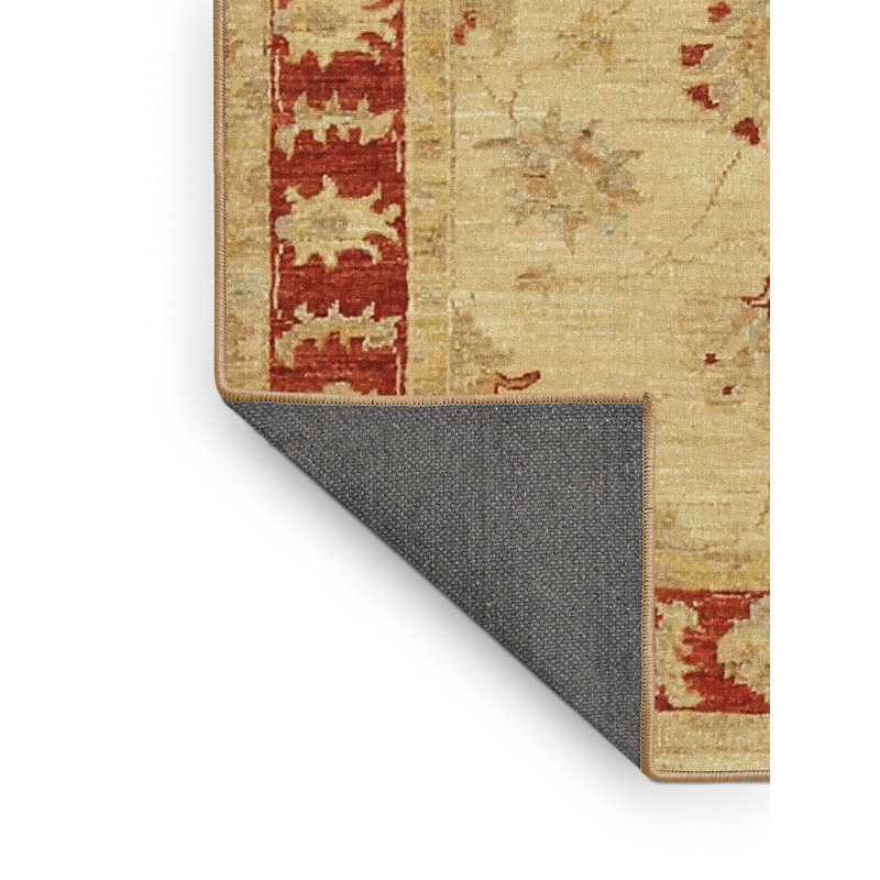 Crème orientale Tapis décoratif orientales, Rectangle 6 pi x 9 pi
