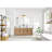 Gavino 84'' Double Bathroom Vanity with Engineered Stone Top-25652343