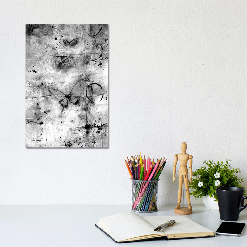 The Melody of Reflection V-II 1 Piece Wrapped Canvas Painting, 20.32 cm H x 30.48 cm W