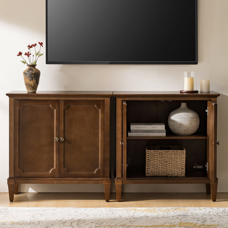 Armoire d'appoint 2 portes Acushnet, Noyer