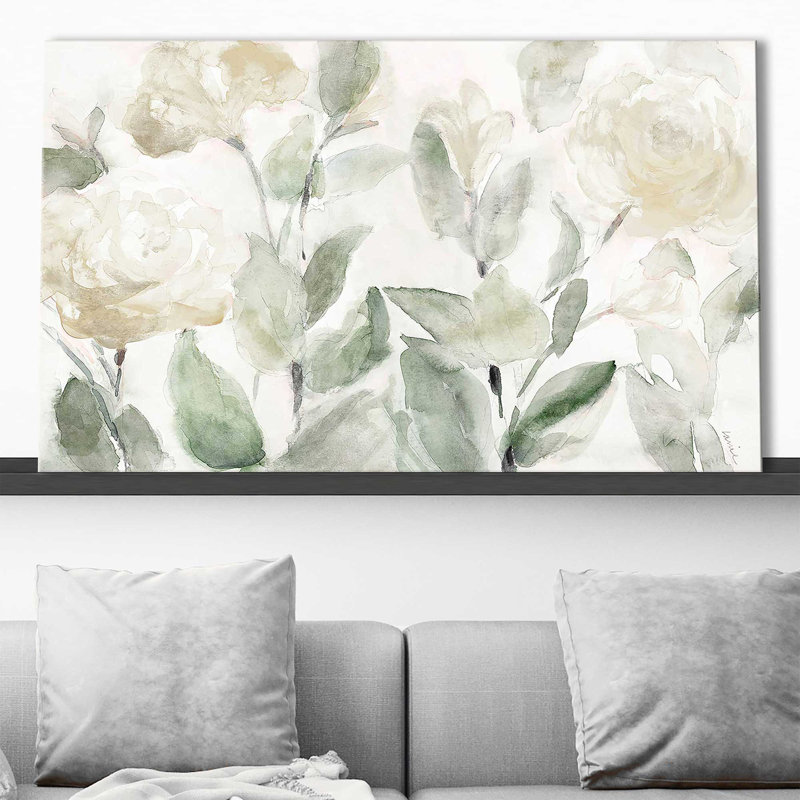 «Hello Spring» par Lanie Loreth - Peinture, Toile tendue, H 36 po x l 60 po x P 1,5 po