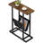 Side Table For Small Spaces, Slim Bedside Table With Storage Holder-106839758