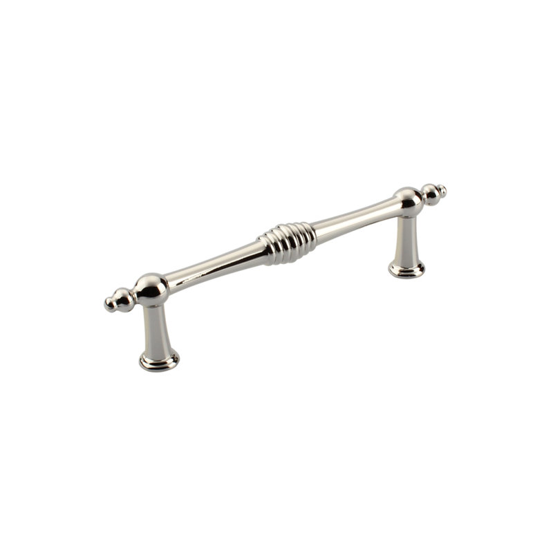 Colonial 3 3/4" Center to Center Bar pull, Polished Nickel