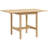 Foldable Dining Table, Drop Leaf Table with Solid Wood Frame