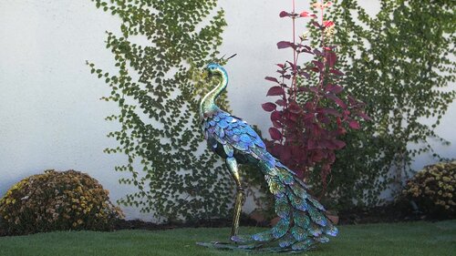 Bungalow Rose Divesh Birds Animals Rust Resistant Metal Garden Statue &  Reviews