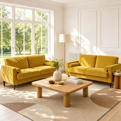 Carmelinda 62.6'' Corduroy Sofa