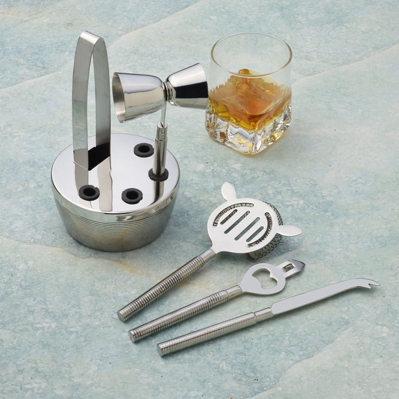 Ensemble d'outils de bar en acier inoxydable Houdini, 6 pièces