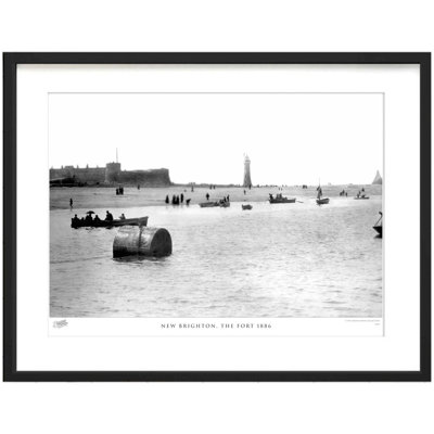 New Brighton, The Fort 1886 by Francis Frith - Single Picture Frame Print