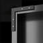 Armoires | Rangement verrouillable à 2 portes avec tablettes réglables, conception anti-basculement industrielle, pour l'école de garage à domicile | Noir | Bureau