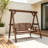 Poolside Swing,Backyard Swing,Porch Swing,Outdoor Swing with Small Table