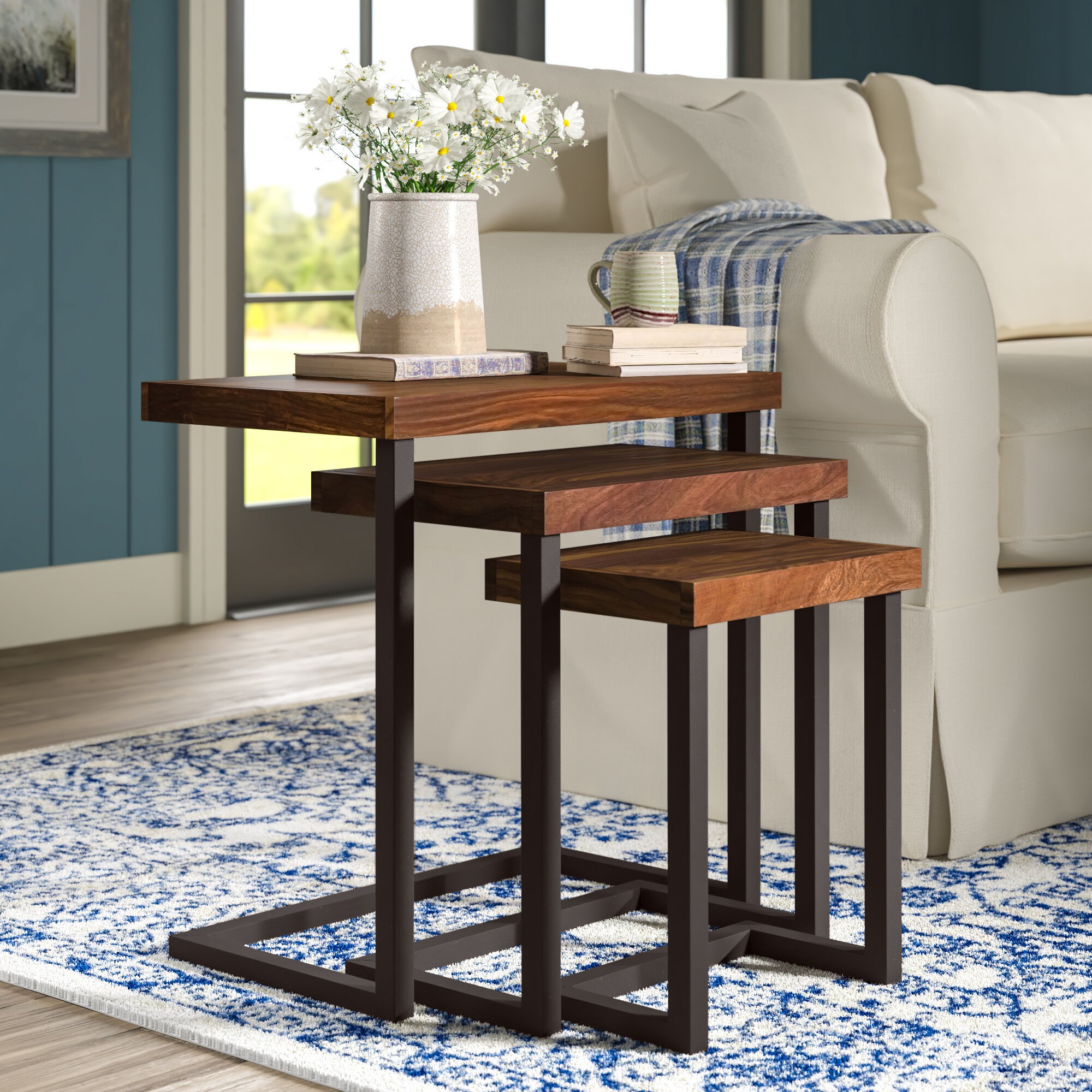 Trent Austin Design® Crenata Solid Wood C Table Nesting Tables & Reviews -  Wayfair Canada