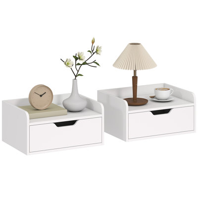 40cm W Manufactured Wood Bedside Table