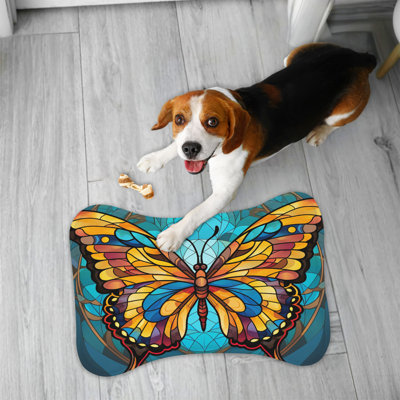 Tapis d'alimentation en forme d'os 1 pièce