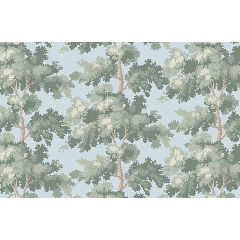 Raphael Floral Wallpaper, Sky Blue
