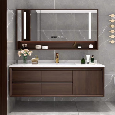 Retro Chinese style bathroom cabinet
