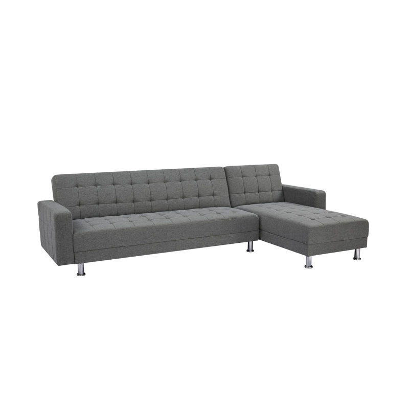 Wycombe Sleeper Corner Sofa, Peppered Grey