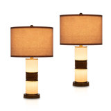 Table Lamp Set of 2 for Bedroom, Bedside Table Lamps with 3 Lighting Modes for Nightstand