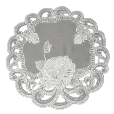 Napperon rose capucine