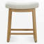 Tabouret de bar 24 po à hauteur de comptoir avec structure en bois pour îlot de cuisine-892333493
