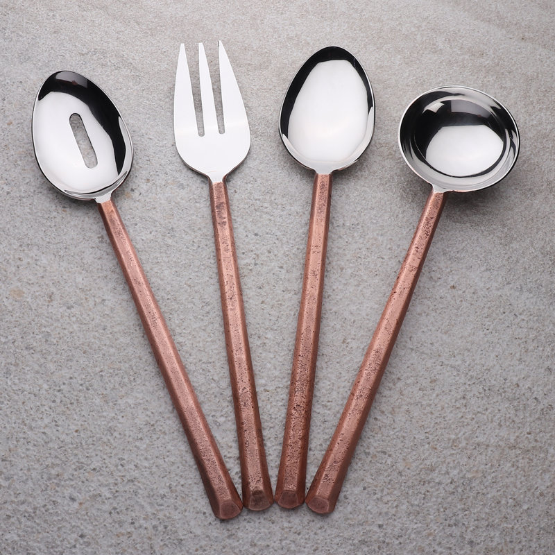 4 Piece Stainless Steel Hostess Set