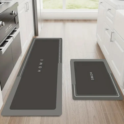 Striped Water Resistant Anti-Fatigue Non-Skid Kitchen Mat
