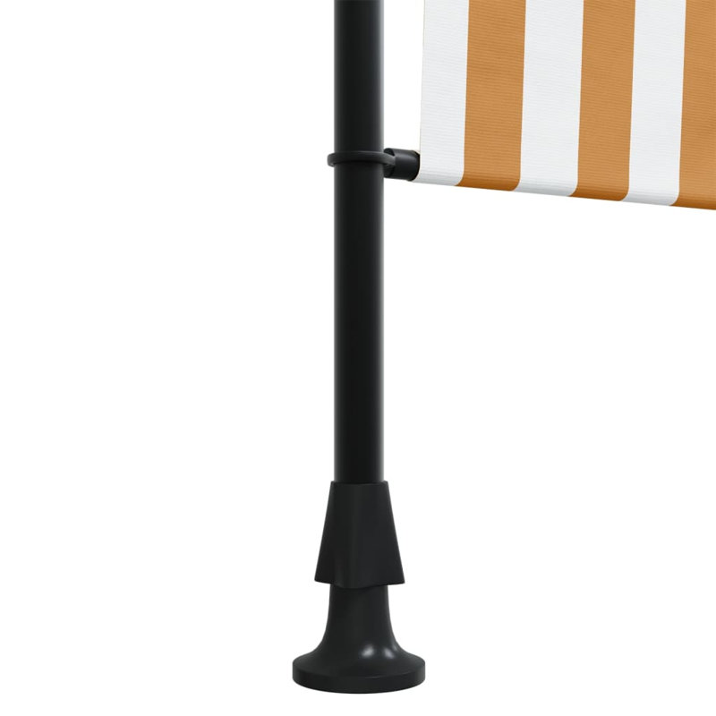 Tissu orange et blanc vidaXL, H 106,3 po x l 47,2 po, Orange / blanc