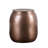 21" Copper Metal Round End Table
