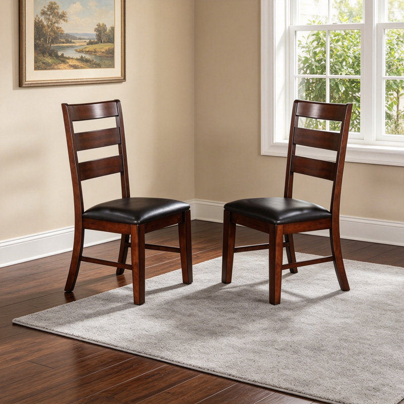 Ladder Back Dining Side Chairs
