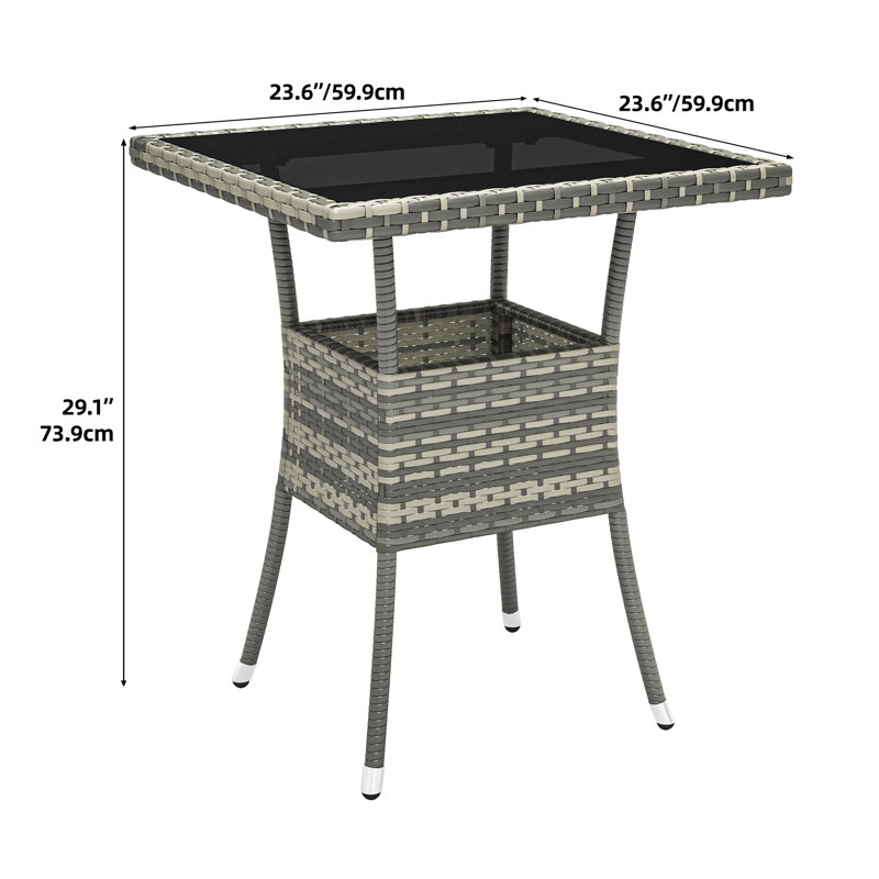 Table de patio Winston Porter