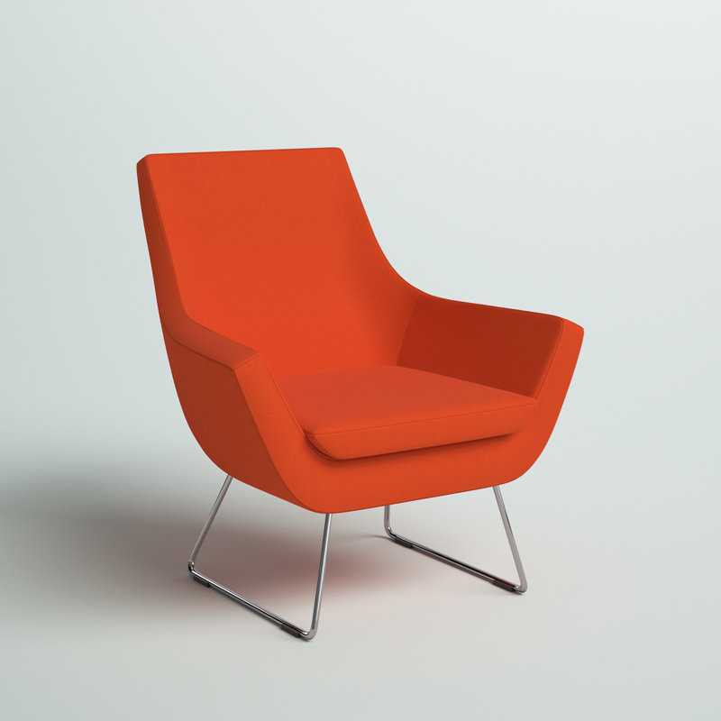 Méridienne Lakewood, Laine orange Camira