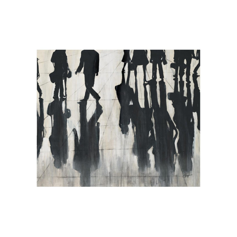 5 O'Clock Shadows Print, Image Brush Gel, 50" H x 60" W
