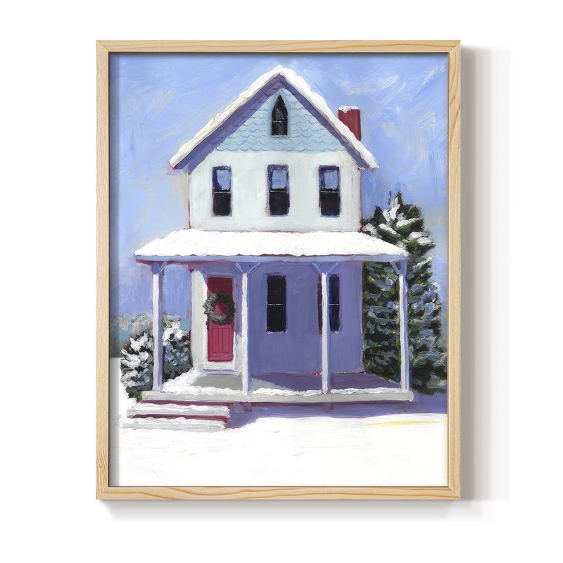 Victorian Home I Framed Print - Solid Wood