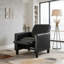 Fauteuil inclinable rembourré 27,5 po avec pieds en hêtre massif-130363513-130363395