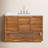 Tessa 48 In. Mango Wood Carrara White Marble Countertop Bath Vanity with Chrome Faucet