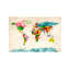 World Map Watercolors III by Michael Tompsett - 1 Piece Wrapped Canvas Painting-42160967
